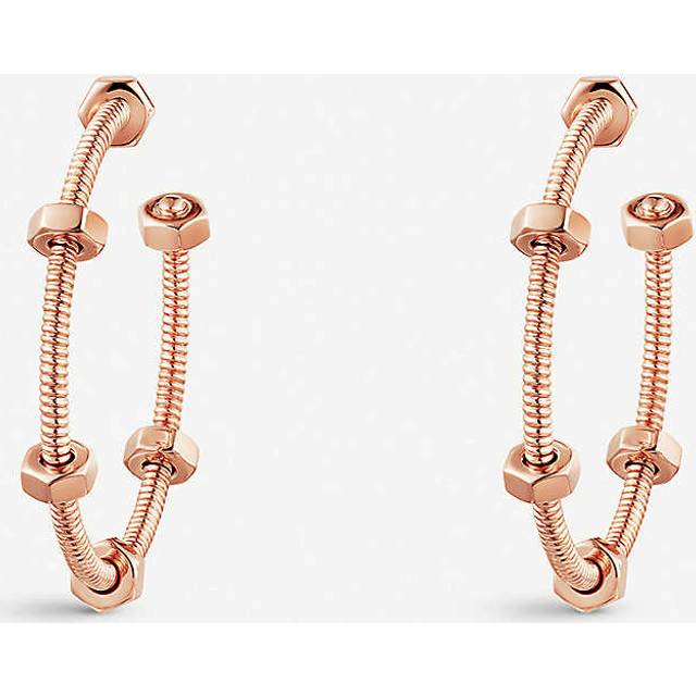 Cartier Womens Pink Gold &#201;crou De 18ct Rose Earrings - PINK GOLD
