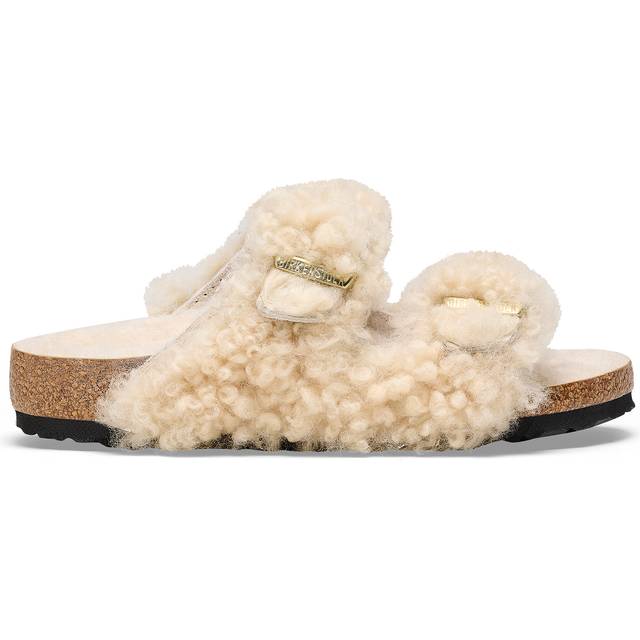 Baby girl sandals Birkenstock Arizona Fur - Blanc