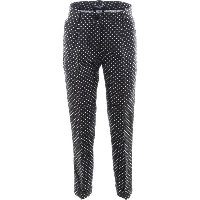 Elegant Polka Dot Embellished Trousers