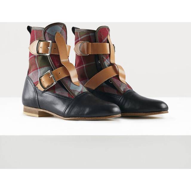 Vivienne Westwood Seditionaries Boot Leather Red 5-38 Unisex