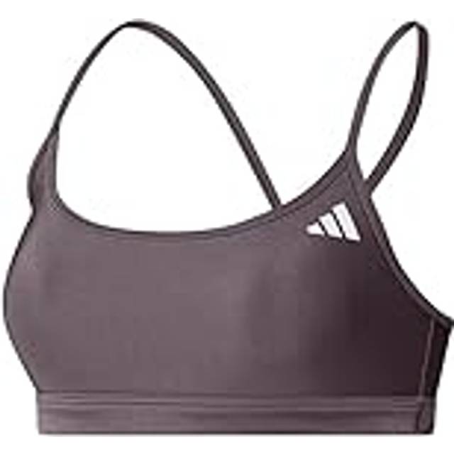 Aeroreact Training Light-Support Shiny Bra - Shadow Fig