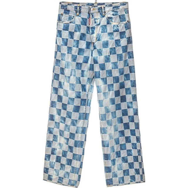 Checked San Diego Fit Denims 25cm size 40 (40)