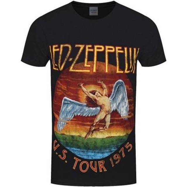 Led Zeppelin Unisex Adult USA Tour ´75 T-shirt L svart