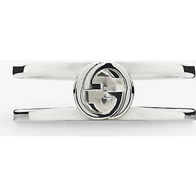 Gucci Womens Silver Interlocking G Ring Q-r - SILVER