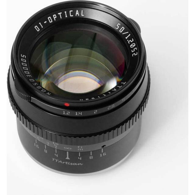 TTArtisan 50mm F1.2 APS-C Manual Focus Lens for Nikon Z Mount Cameras Like Z50ï¼Other Full Frame Camera Settings: APS-C Modeï¼ Z mount Black