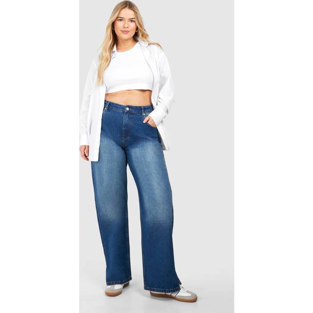 Womens Plus Boyfriend Jean - Grey - 20