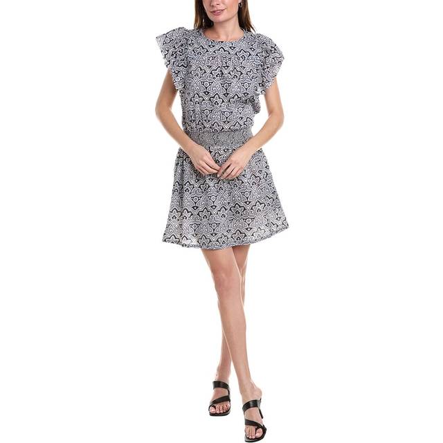 Lilla P Smocked Waist Mini Dress