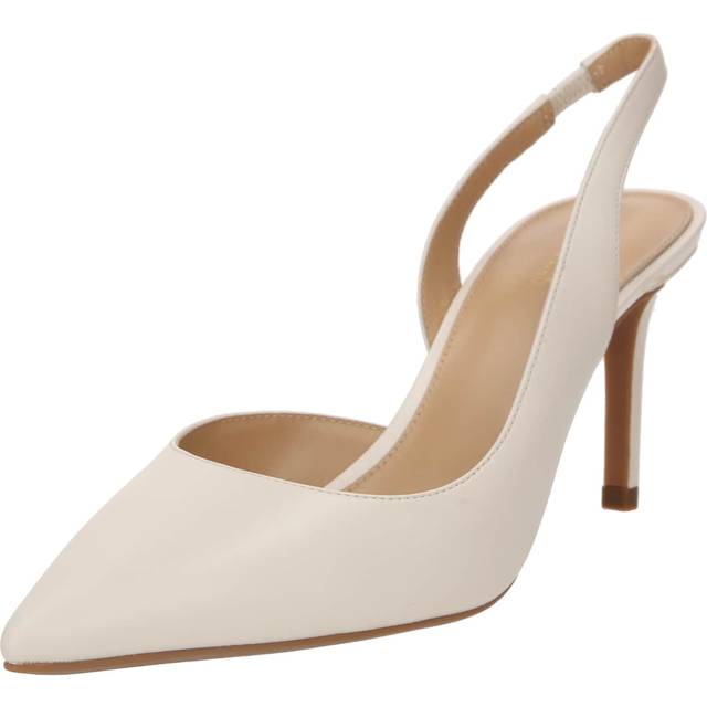 Escarpins en cuir velours - Beige - 11