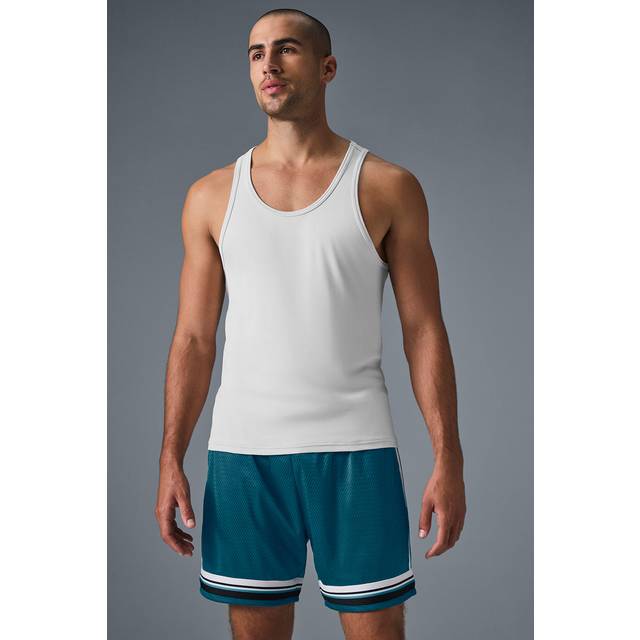 alo Everyday Modal Rib Tank in White - White. Size M (also in S). (M)