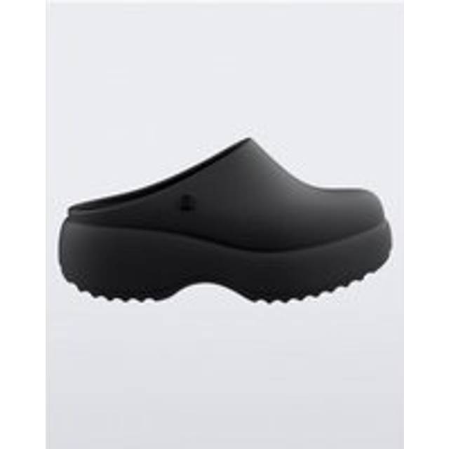 Womens Free Clog Platform Jelly Clogs - Black - 5
