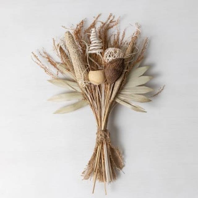Dried Flowers Bouquet Borasus Natural Colors Sklum