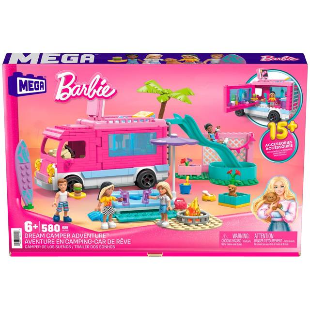 Mattel Barbie Mega Construction Set Dream Camper Adventure