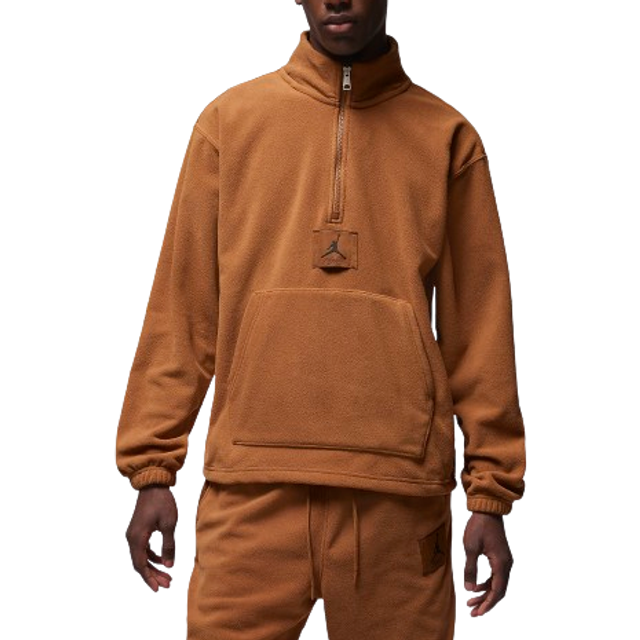 Air Jordan Winterized Fleece Half-Zip 'Light British Tan' FD7863-281 - S