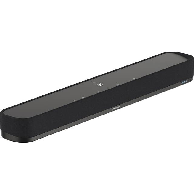 Sennheiser AMBEO Soundbar Mini – Omslutande 3D-ljud för tv, filmer och musik –Kompakt enhet med kraftfulla anpassningsbara funktioner, multipel anslutbarhet och intuitiv användning
