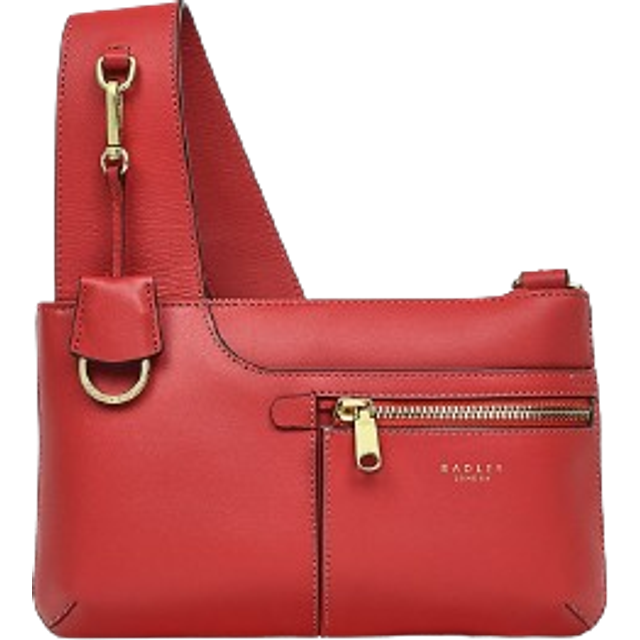 Radley London Women's  Womens Pockets Icon Mini Ziptop Crossbody - Red Small