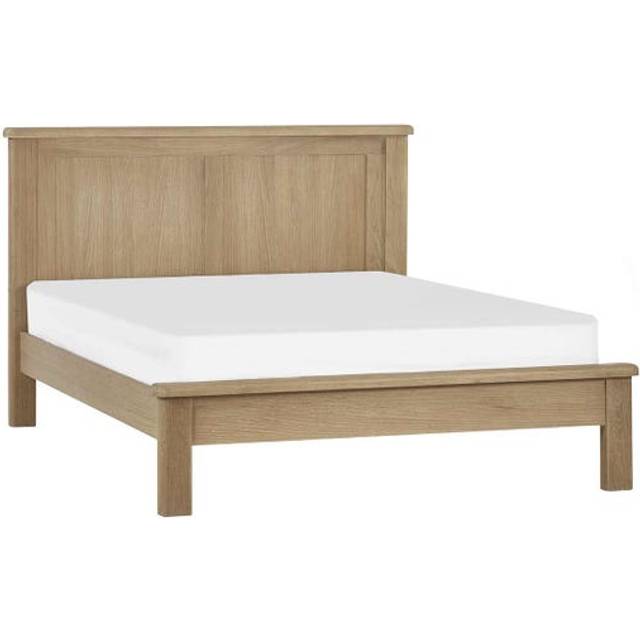 Julian Bowen Memphis 5ft King Size Limed Oak Wooden Bed Frame