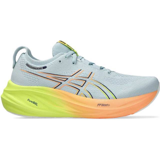 Asics Gel-Nimbus 26 Paris Shoes Gray Orange, Size 44 - EUR