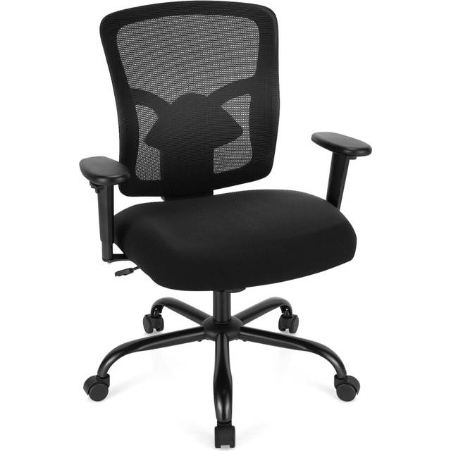 Big Tall Mesh Office Chair Ergonomic Executive Chair w/ Lumbar Support