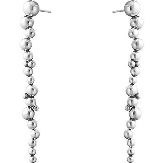 Georg Jensen Moonlight Grape Cluster Long Drop Earrings, Silver