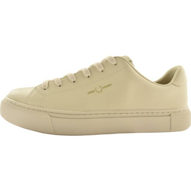 Fred Perry B71 Leather Trainers Cream