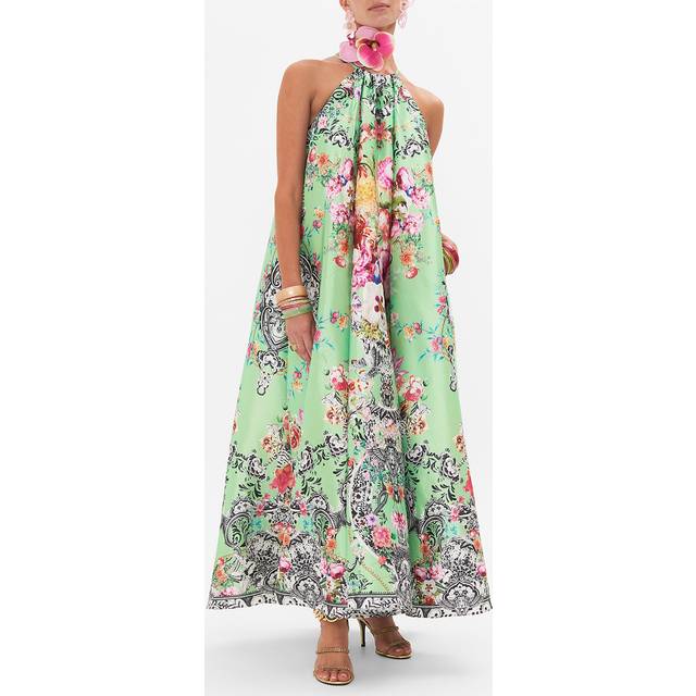 Trapeze Maxi Dress Porcelain Dream, XS/S