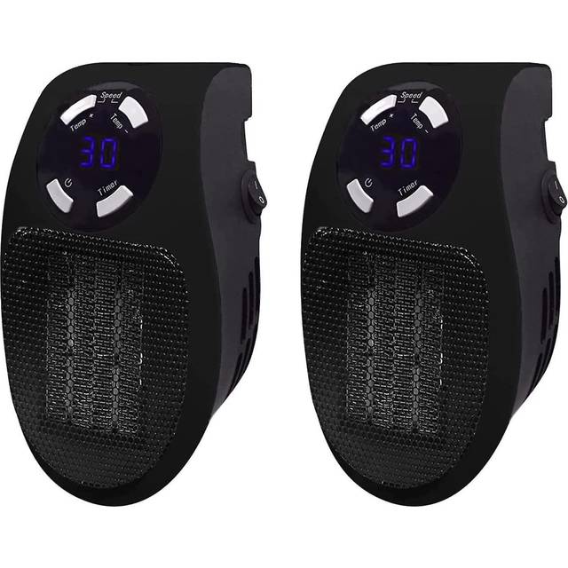 500 Watt Ceramic Fan Heater Mini Fan Heater Economical Portable Space Heater Plug-in Heater With