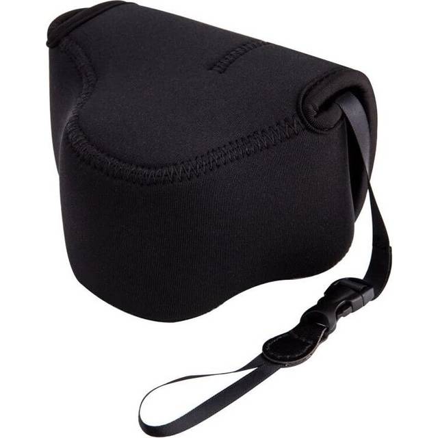 JJC Mirrorless Camera Case Pouch Bag for Fuji Fujifilm X-T100 X-T20 X-T10 X-E4 X-E3 X-A5 X-A2 X-A3 Olympus OM-D E-M10 Mark II with Lens