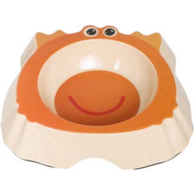 Bamboo Bowl Bamboo monster shaped bowls - Orange, Orange