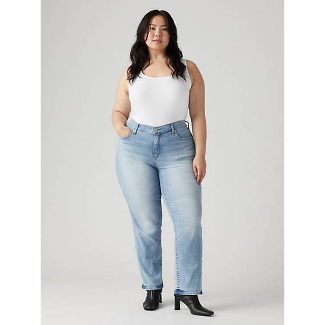 314™ formande raka jeans (plusstorlek) - Blå / Twice The Time Plus - 20S