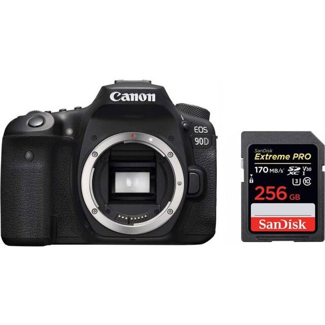 CANON EOS 90D Body + SANDISK Extreme Pro 256GB 170MB/s SDXC