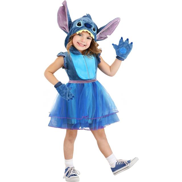Girl's Disney Lilo & Stitch Toddler Costume Dress - Blue&#47;Purple (4T)