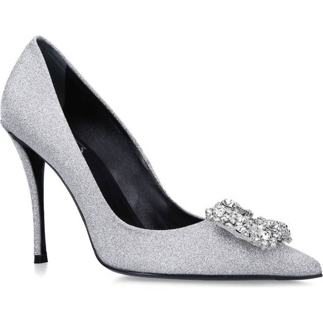 Roger Vivier Flower Strass Pumps 100 - Silver - 38.5
