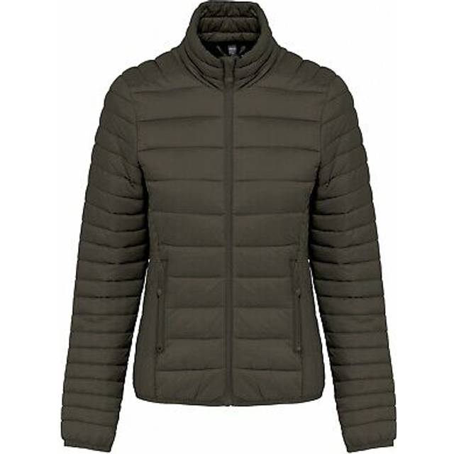(XL, Dark Khaki) Kariban Womens/Ladies Lightweight Padded Jacket