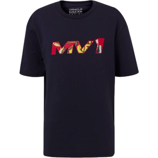 2024 Red Bull Racing Max Verstappen Pop Art Oversized T-Shirt (Kids) Polyester Made By: Castore
