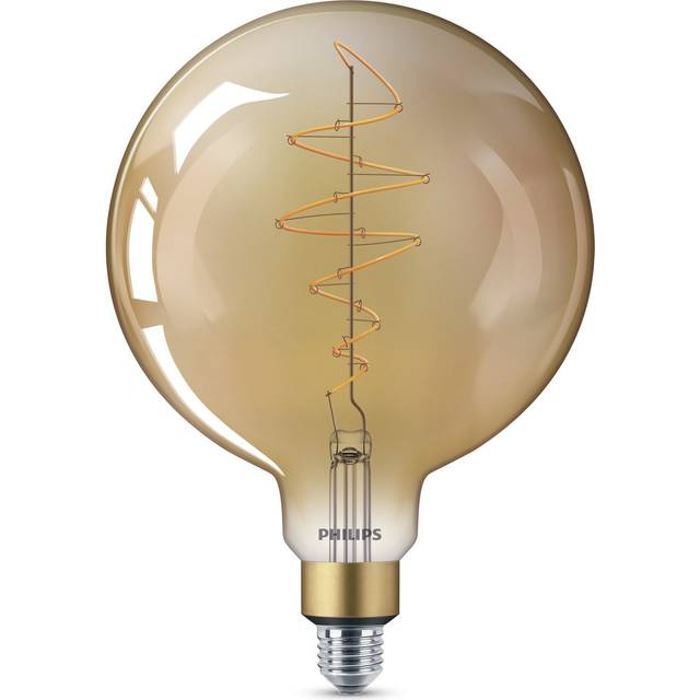 Philips LED Filament E27 6.5W (40W) Dim Giant Bulb + Cord