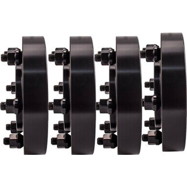 4pcs 32mm 6x139.7 Wheel Spacer Adapters 12x1.5 Stud 106mm Hub Centric compatible for Toyota