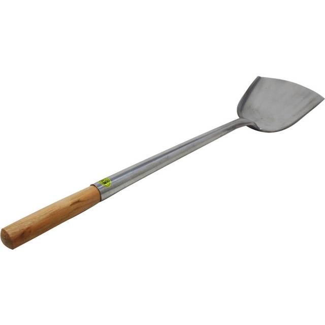 (33cm) Wok Steel Turner Spatula with Wooden Handle