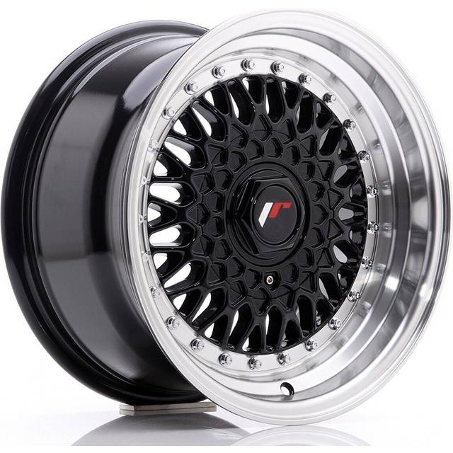 Japan Racing JR9 Gloss Black/Machined Lip 7,5X16 4/108 ET25 CB74,1