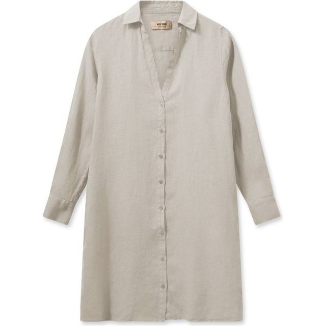 MOS MOSH - Klänning mmRielle Linen Dress - Beige