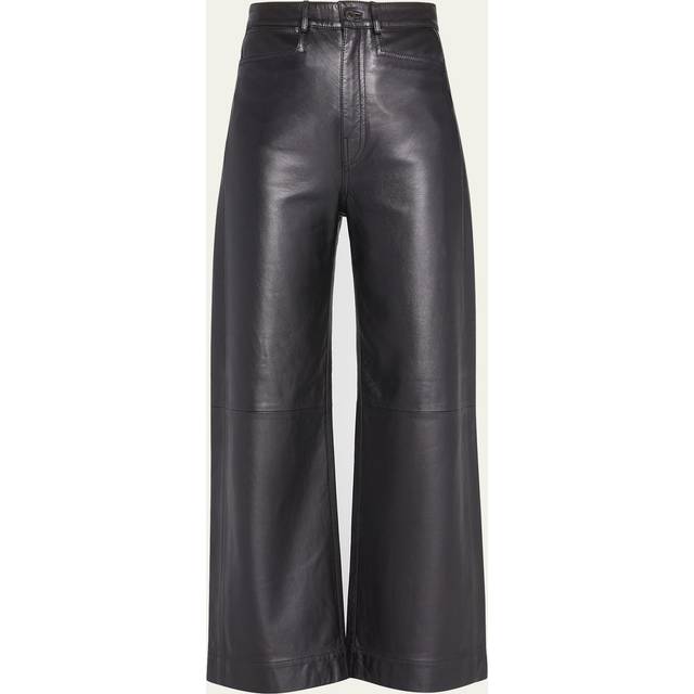 Proenza Schouler White Label high-rise leather pants - black (UK 12)