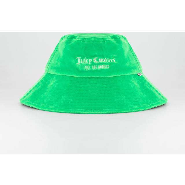 Juicy Couture Claudine Long Brim Bucket Hat Andean Toucan Green, One Size