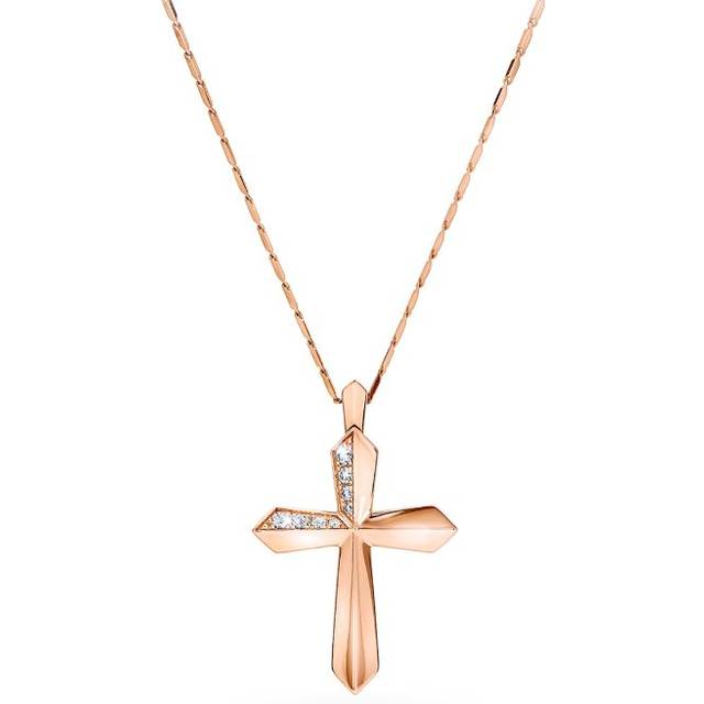 Graff Rose Gold and Diamond Classic Necklace - One size