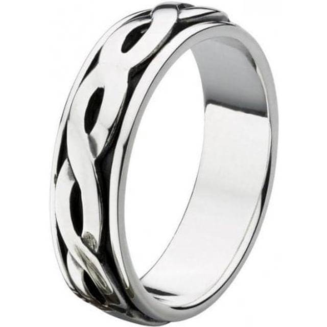 Heritage Celtic 5mm Band Ring Spinning Middle 2254HP / Size X