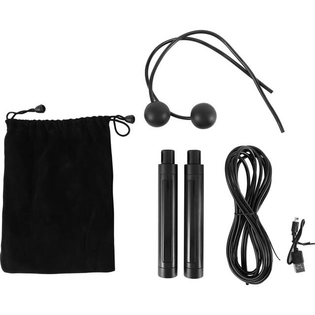 Smart Bluetooth Jump Rope Speed Skipping Rope Adjustable Digital Counting Rope with Ball for Fitness Exercise Workout