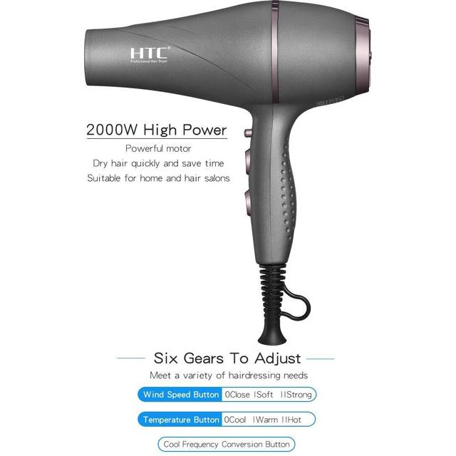 2300w professional electric hair dryer - ionic technology for healthy shiny hair