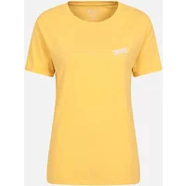 (20 UK, Pale Yellow) Mountain Warehouse Womens/Ladies Dragonfly Organic Loose Fit T-Shirt