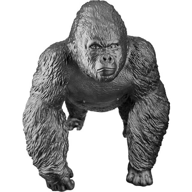 Black Gorilla Figurine (36cm H x 42cm W x 29cm D)