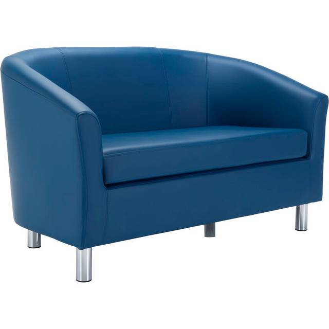 Tub 2 Seater Loveseat - Blue (74.5cm H X 124cm W X 68cm D)