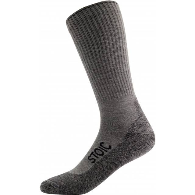 Stoic Merino Wool Silk Hiking Socks Vandringsstrumpor Storlek 36-38 Färg grå