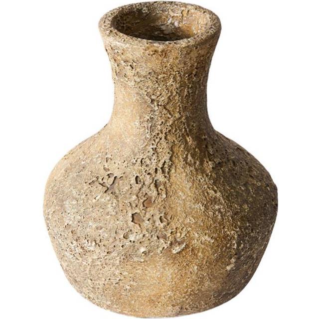 Muubs - Eris Vas Rustik 24 Cm - Sand